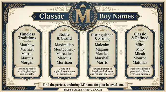 Classic M Boys Names