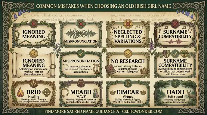 Common Mistakes When Choosing an Old Irish Girl Name
