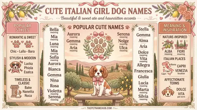 Cute Italian Girl Dog Names