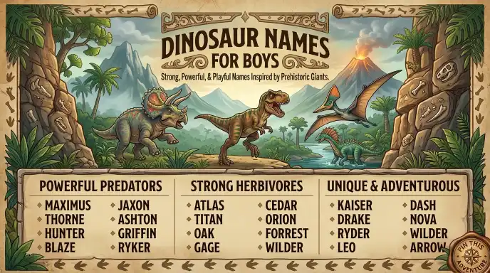 Dinosaur Names for Boys