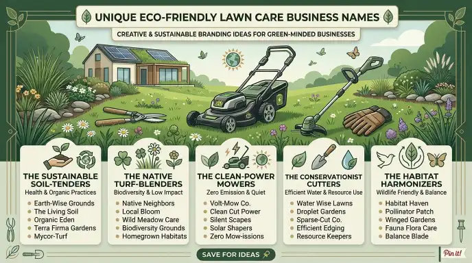 Eco-Friendly Lawn Care Business Names