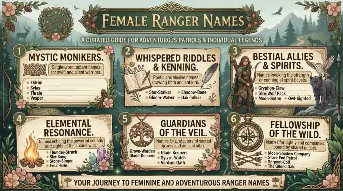 Female Ranger Names