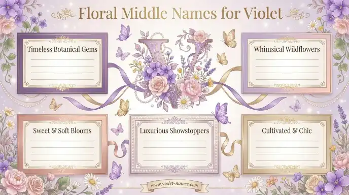 Floral Middle Names for Violet