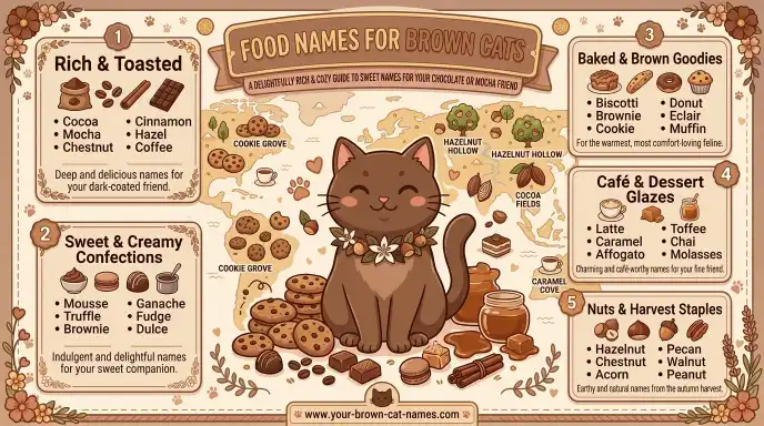 Food Names for Brown Cats