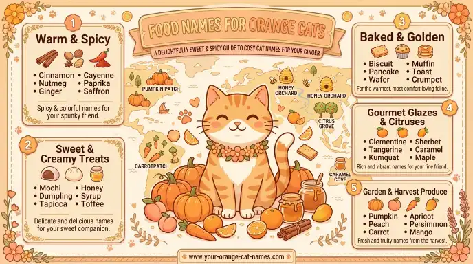 Food Names for Orange Cats