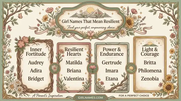 Girl Names That Mean Resilient