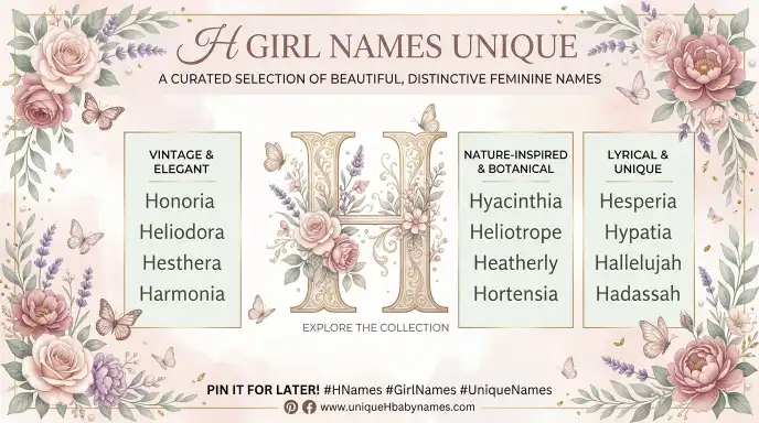 H Girl Names Unique