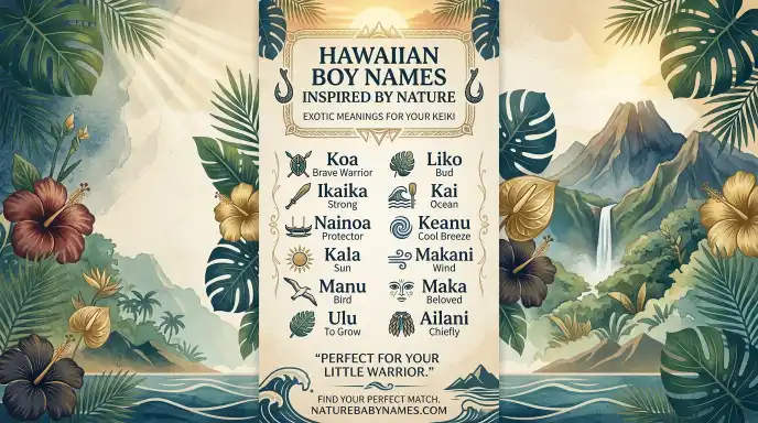 Hawaiian Boy Names Inspired by Nature
