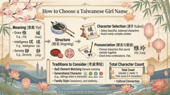 How to Choose a Taiwanese Girl Name