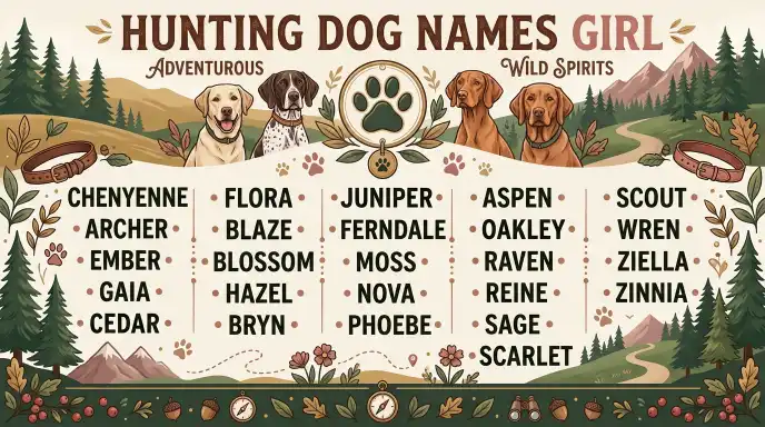 Hunting Dog Names Girl