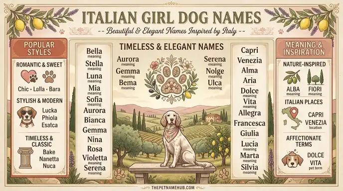 Italian Girl Dog Names