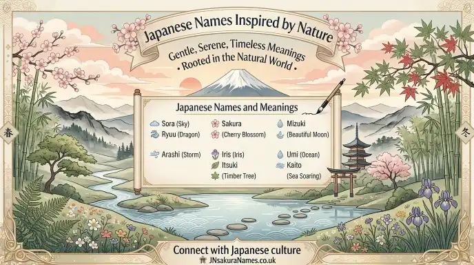 Japanese Names Inspired by Nature