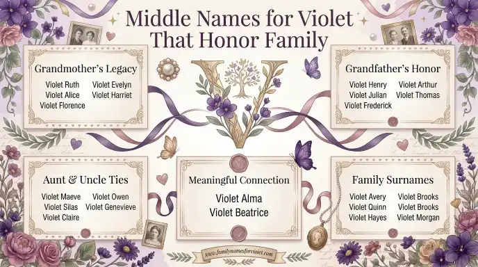 Middle Names for Violet That Honor Family