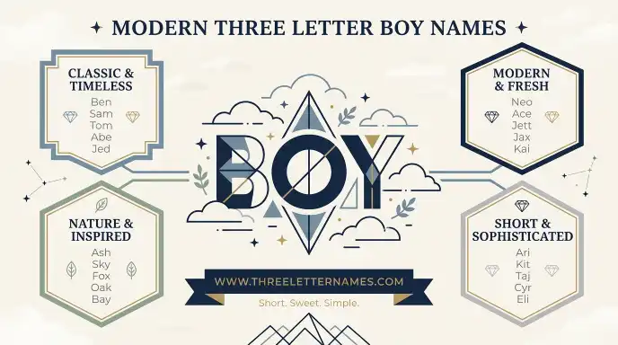 Modern Three Letter Boy Names