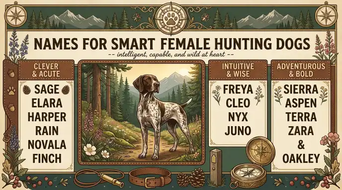 Names for Smart Female Hunting Dogs