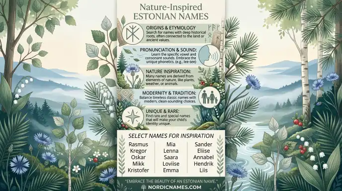 Nature-Inspired Estonian Names