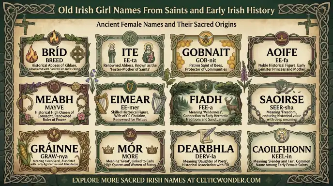 Old Irish Girl Names From Saints and Early Irish History