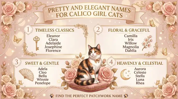 Pretty and Elegant Names for Calico Girl Cats