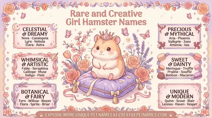Rare and Creative Girl Hamster Names