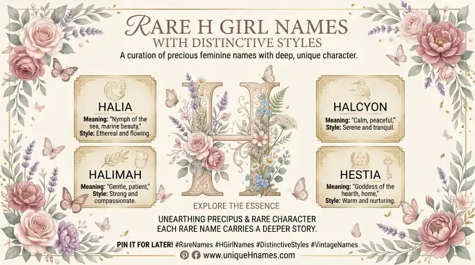 Rare H Girl Names With Distinctive Styles