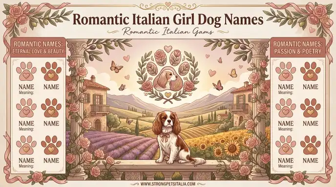 Romantic Italian Girl Dog Names