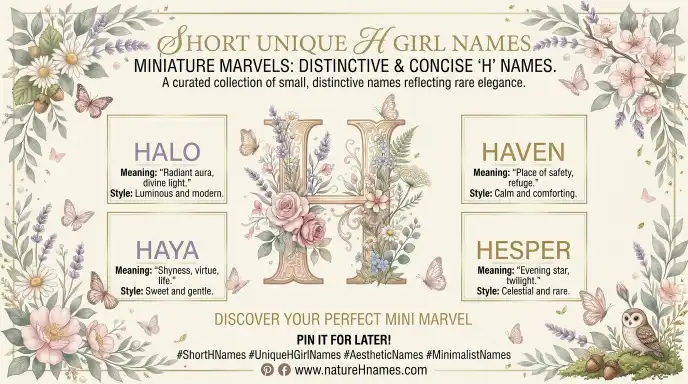 Short Unique H Girl Names