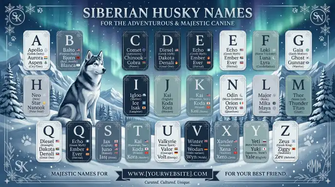 Siberian Husky Names
