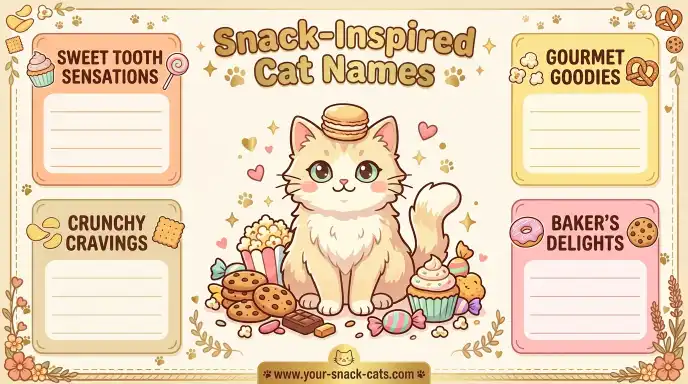 Snack-Inspired Cat Names
