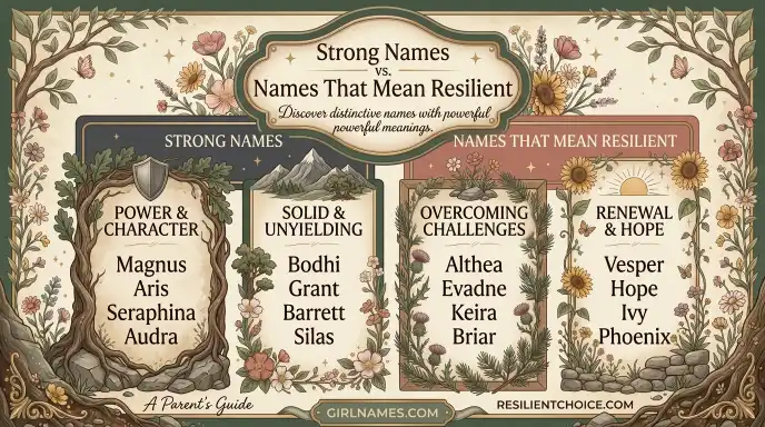Strong Names vs. Names That Mean Resilient