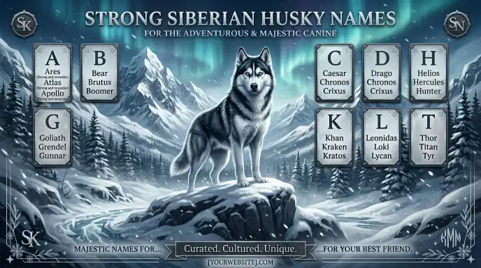 Strong Siberian Husky Names