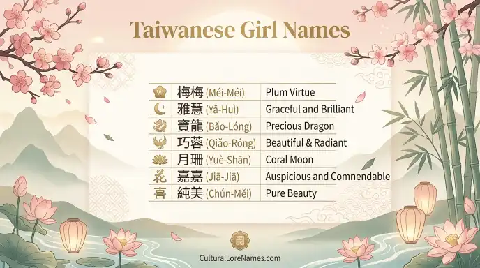 Taiwanese Girl Names