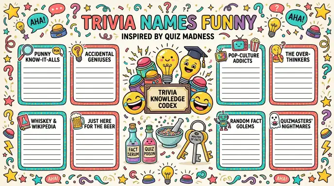 Trivia Names Funny