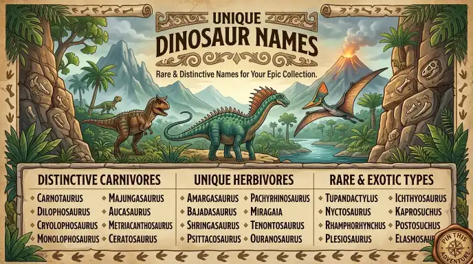 Unique Dinosaur Names
