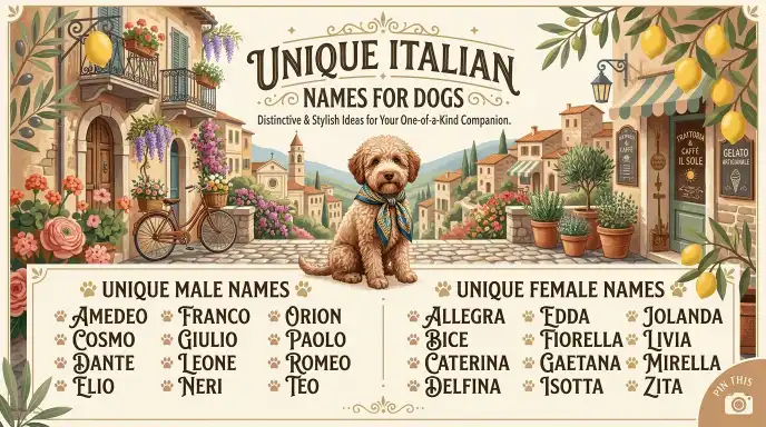 Unique Italian Names for Dogs