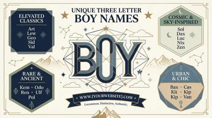 Unique Three Letter Boy Names