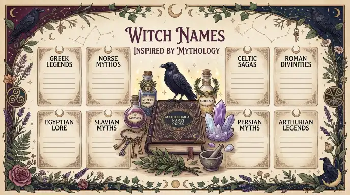 Witch Names Inspired by Mythology