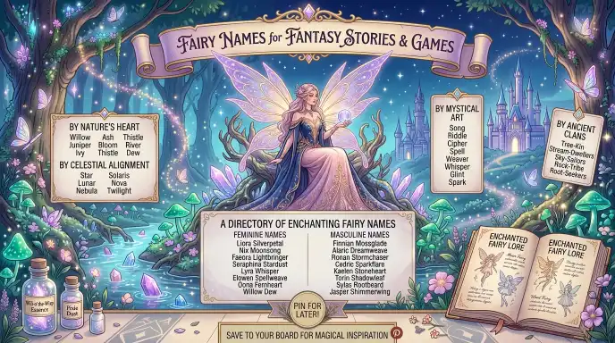 Fairy Names for Fantasy Stories and Games