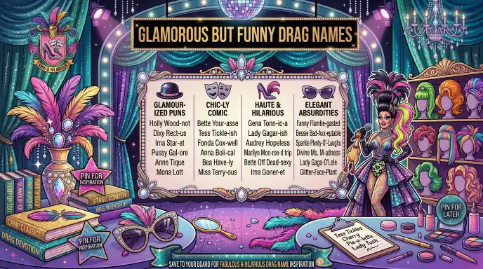 Glamorous but Funny Drag Names