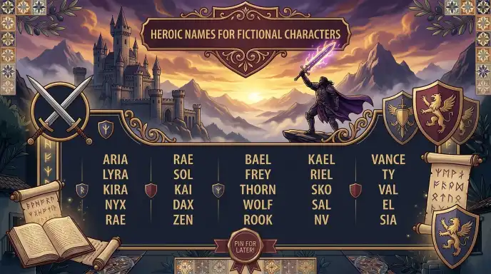 Heroic Names for Fictional Characters