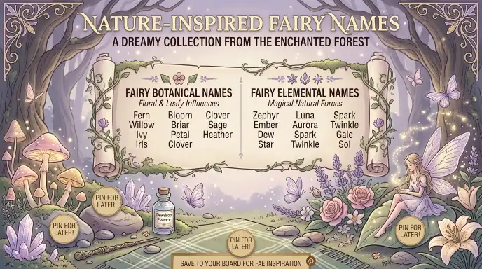 Nature-Inspired Fairy Names
