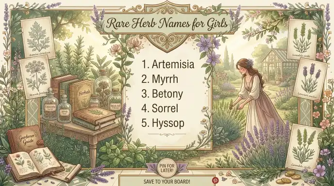 Rare Herb Names for Girls